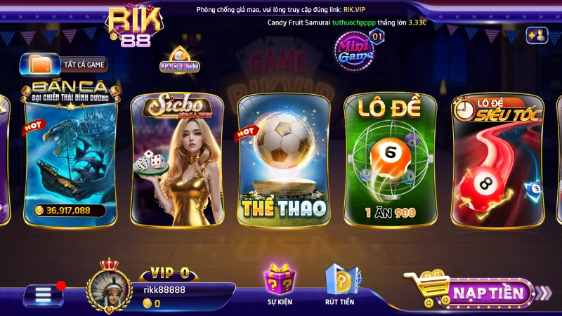 Thể thao Rik88